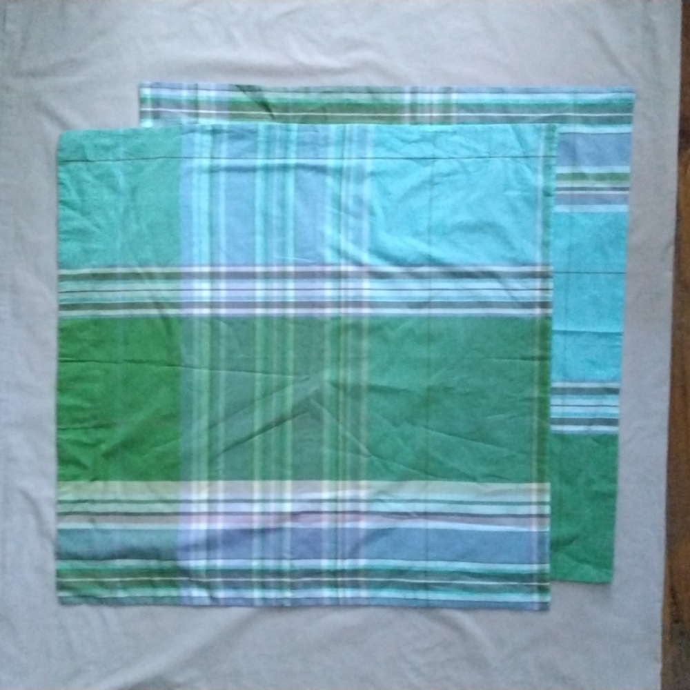 Pottery Barn Euro Shams  -Striped